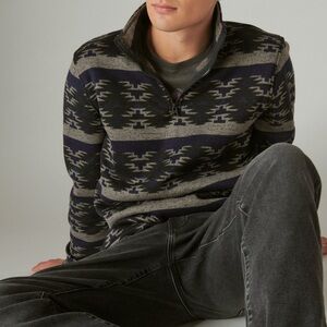 Los Feliz Half Zip Mockneck size XXL